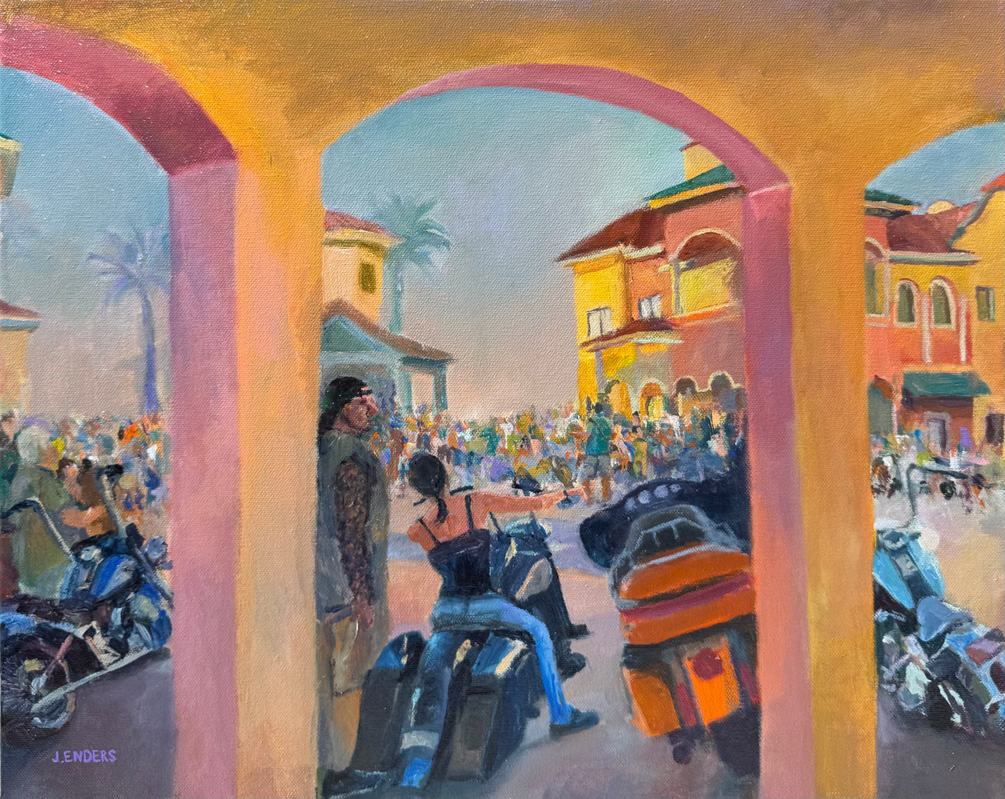 “Grit & Glow at the Marina” Original Painting